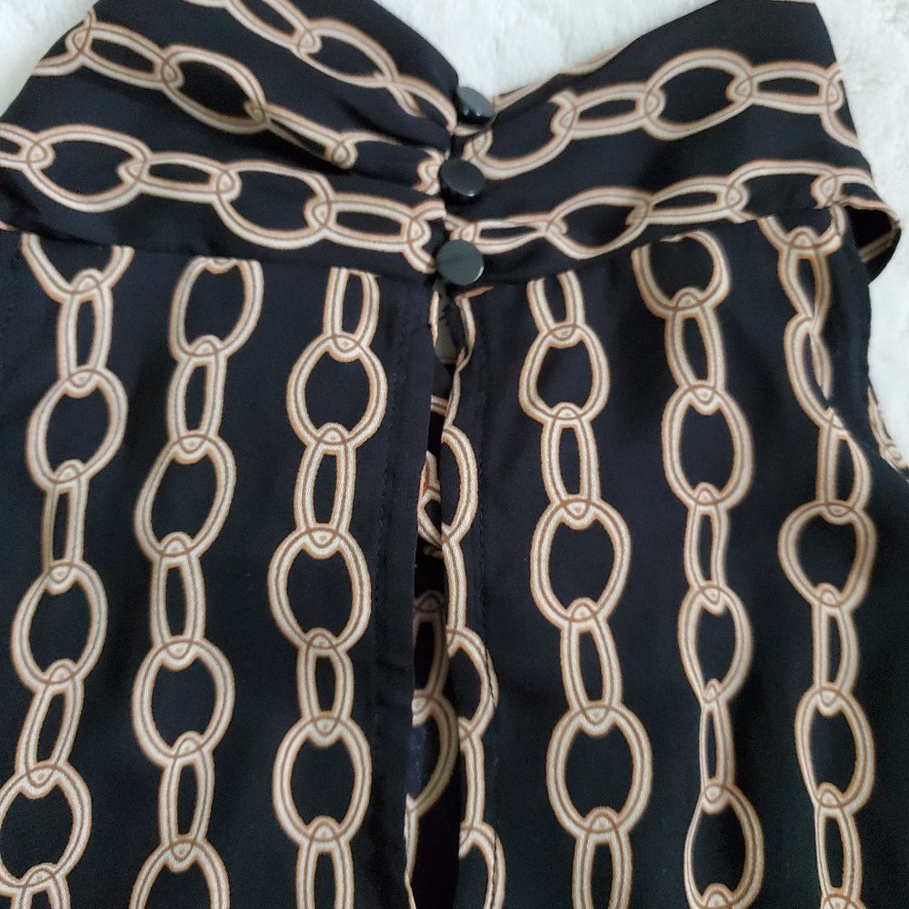 WORTHINGTON PRINT SLEEVELESS DRESS - Picture 5 of 5